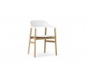 Fotel HERIT CHAIR Normann Copenhagen - dębowe nogi, różne kolory siedziska