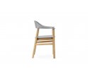 Fotel HERIT CHAIR Normann Copenhagen - dębowe nogi, różne kolory siedziska