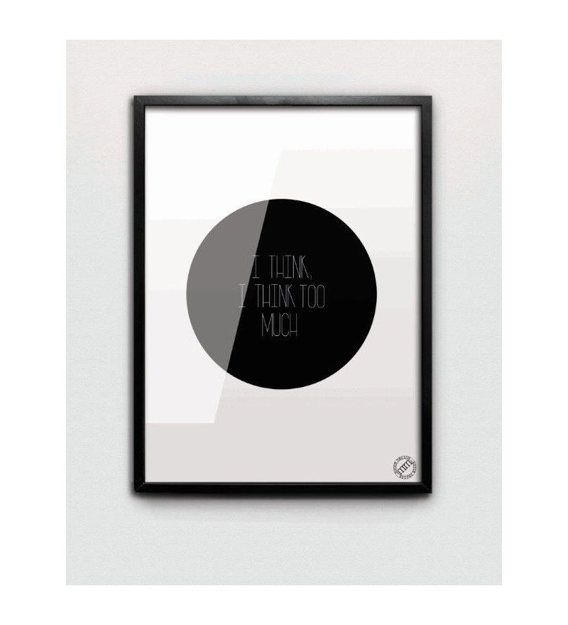 Plakat I THINK MM House Design - r&oacute;żne rozmiary