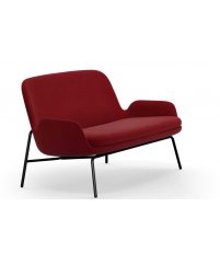 Sofa tapicerowana ERA SOFA Normann Copenhagen - stalowe nogi malowane na czarno, różne kolory siedziska