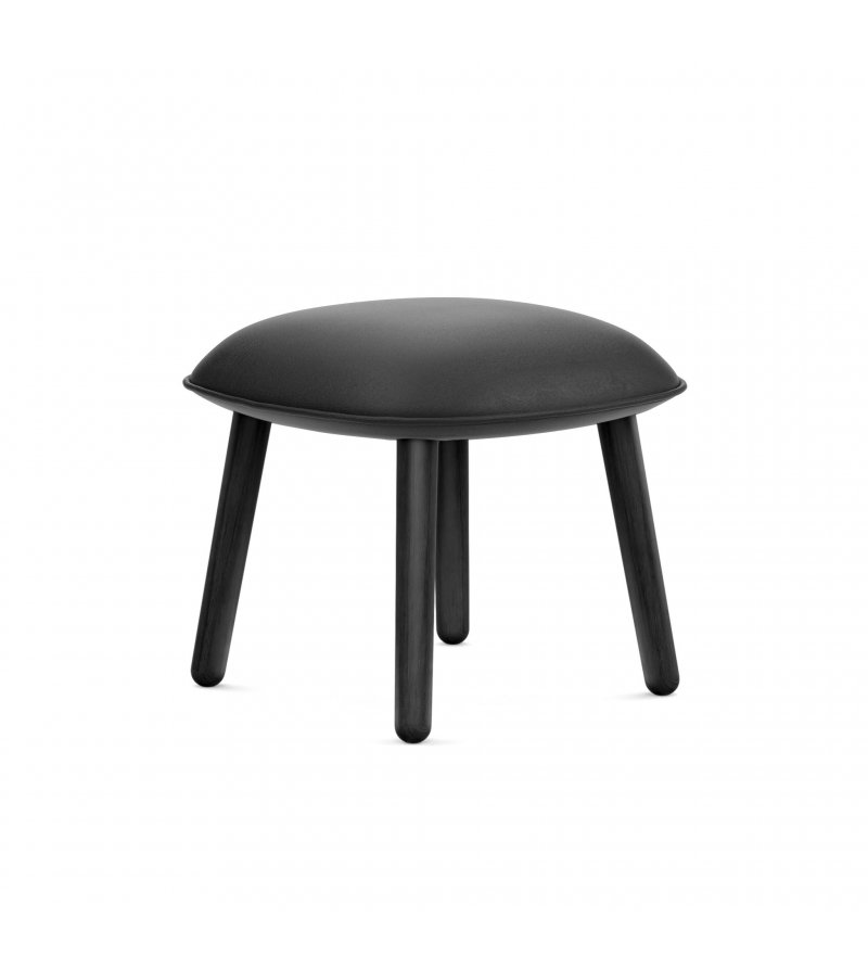 Podn&oacute;żek tapicerowany ACE FOOTSTOOL Normann Copenhagen - r&oacute;żne kolory tapicerki, 3 kolory drewnianych n&oacute;g