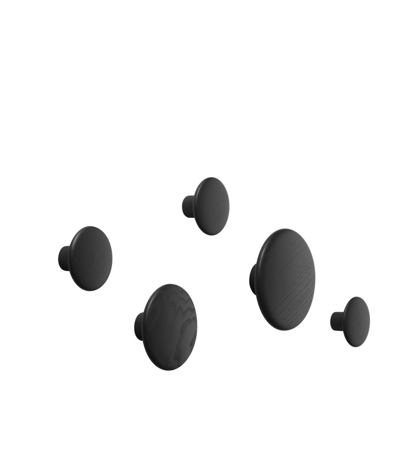 Wieszak DOTS Muuto - zestaw 5 sztuk, r&oacute;żne kolory