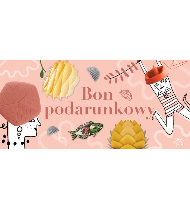 Bon podarunkowy 200 zł Pufa Design - wersja r&oacute;żowa