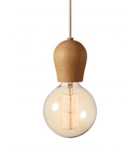 Lampa Bright Sprout Nordic Tales - dąb olejowany + przewód crema