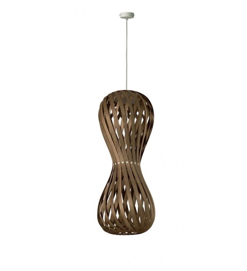 Lampa wisząca SWING 30/70P orzech - średnica 30 cm
