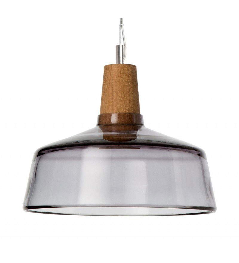 Lampa INDUSTRIAL 26/14P Dreizehngrad z antracytowego szkła - średnica 26 cm