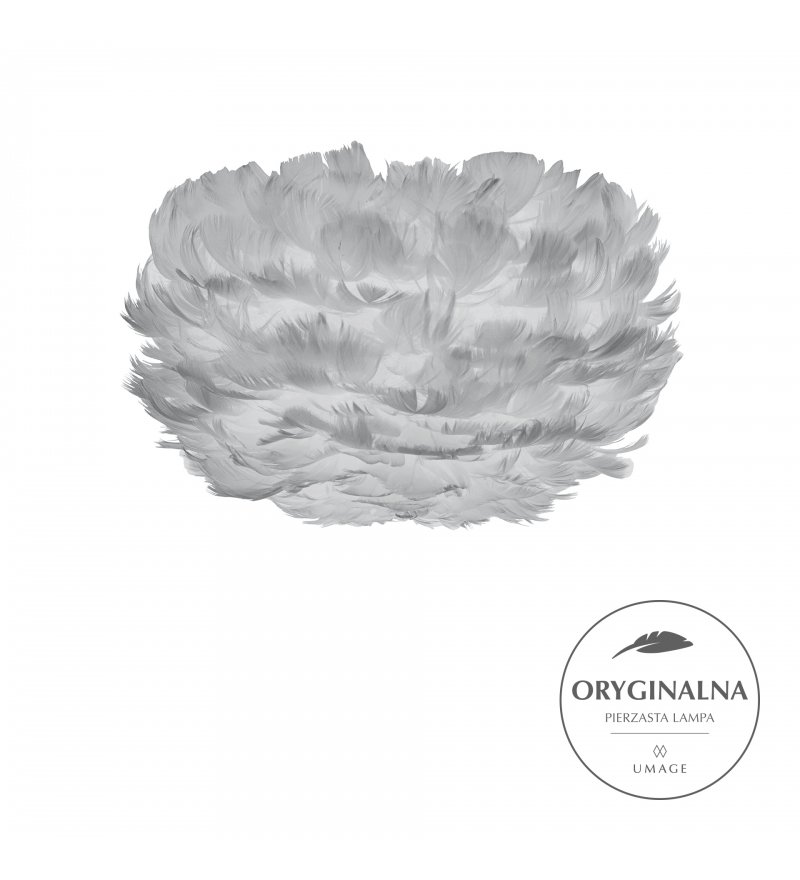 Lampa z pi&oacute;r Eos micro light grey UMAGE
