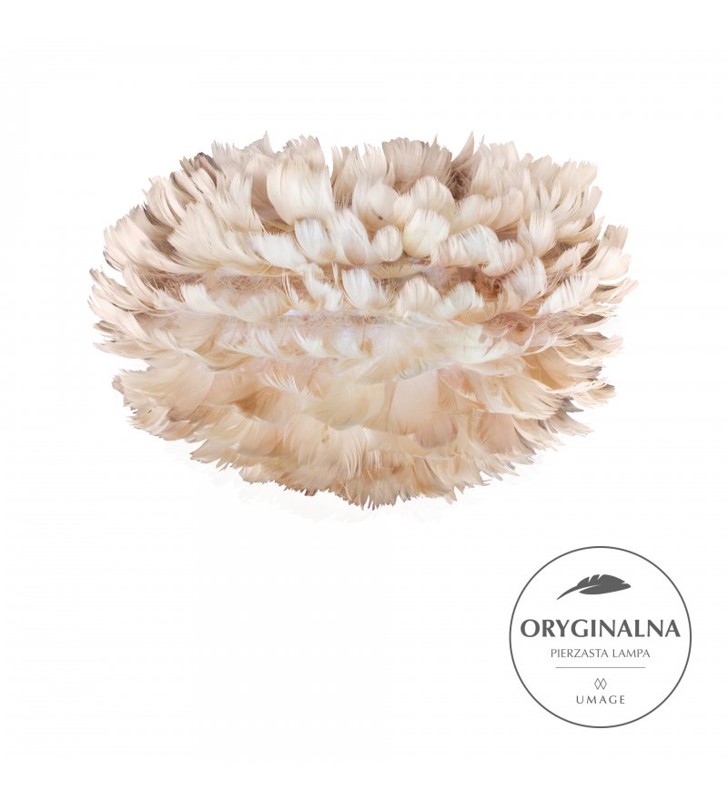 Lampa z pi&oacute;r Eos mini light brown UMAGE