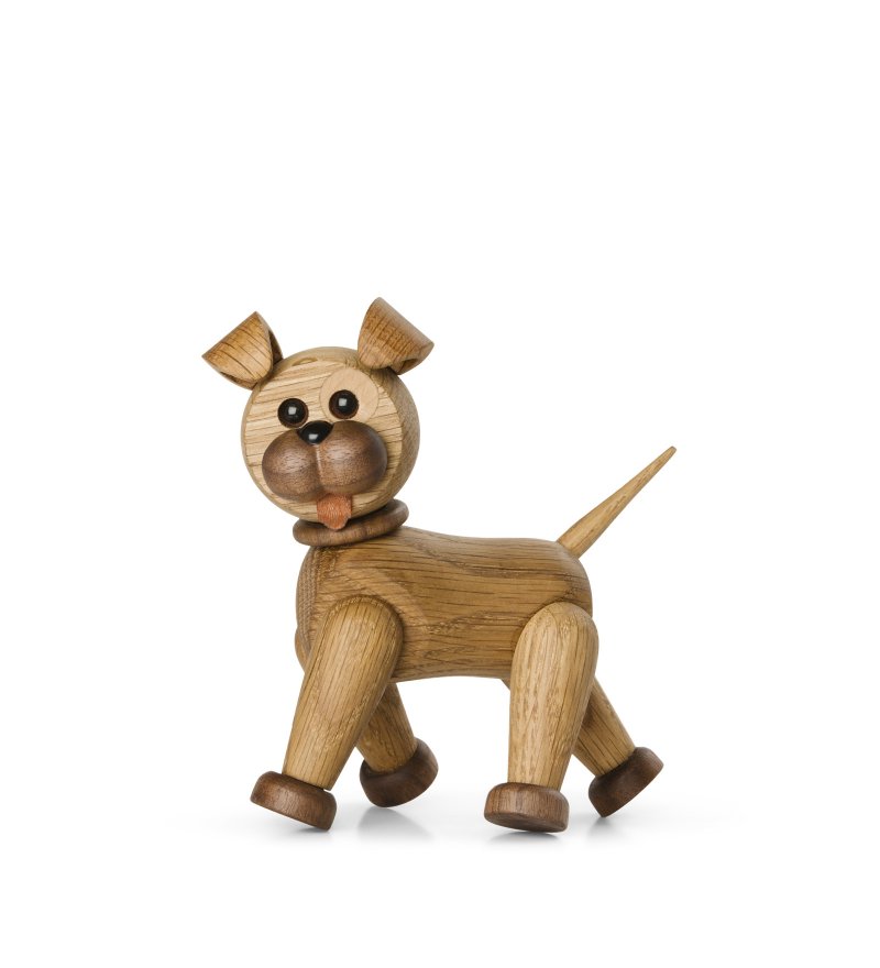 Dekoracja drewniana Piesek Happy Spring Copenhagen