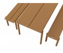 Ławka LINEAR STEEL 170 x 34 cm MUUTO - różne kolory/metal
