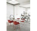 Fotel Fiber Armchair Tube Base Muuto - różne kolory