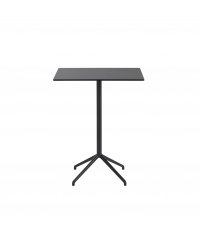 Stolik kawowy Still Muuto - 75 cm x 65 cm, wysokość 95 cm, czarny blat/czarna podstawa