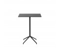 Stolik kawowy Still Muuto - 75 cm x 65 cm, wysokość 95 cm, czarny (linoleum) blat/czarna podstawa