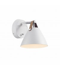 Kinkiet Strap 15 Nordlux Design For The People - biały z metalu