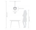 Lampa Silvia Mini Black UMAGE - czarna