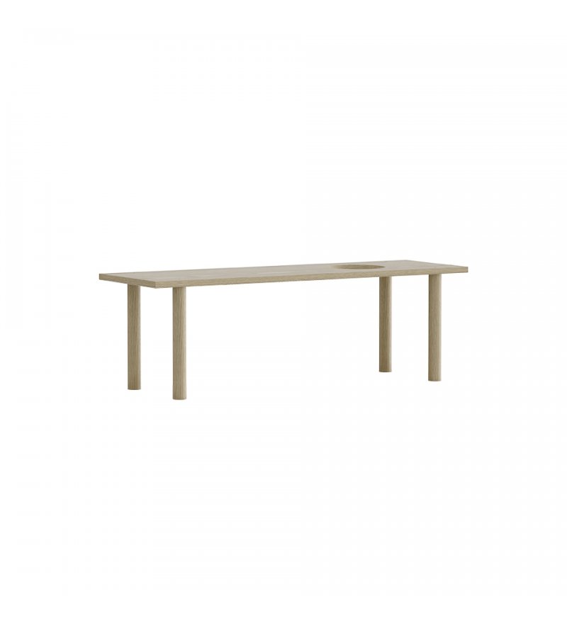 Dodatkowa p&oacute;łka z otworem do regału Stories UMAGE - dąb