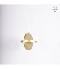 Lampa wisząca Big Plus ENOstudio - średnica 33 cm, mosiądz