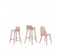 Krzesło drewniane NERD Muuto - tan rose