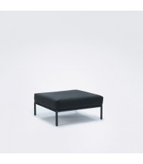 Puf modułowy ogrodowy Level HOUE - Sooty Grey / Sunbrella - Natte 10030 140, na zewnątrz