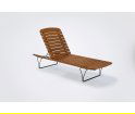Leżak ogrodowy regulowany MOLO Sunbed HOUE - bambusowy, na zewnątrz