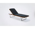 Poduszka na leżak ogrodowy MOLO Cushion Sunbed HOUE - ciemnoszara, na zewnątrz