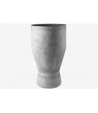 Donica Combo Bolia - wysoka, Ø38.7 cm, szara