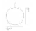 Lampa wisząca Rime Muuto - biała, średnica 45 cm