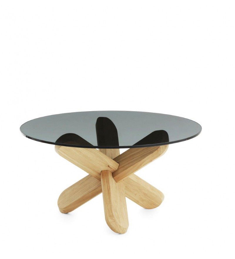 Stolik DING Normann Copenhagen z przydymionym blatem