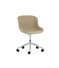 Krzesło tapicerowane HYG CHAIR FRONT SWIVEL 5W Gaslift Alu Normann Copenhagen - różne kolory, aluminiowa podstawa
