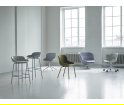 Krzesło tapicerowane HYG CHAIR SWIVEL 5W Gaslift Alu Normann Copenhagen - różne kolory, aluminiowa podstawa