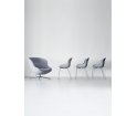 Krzesło tapicerowane HYG CHAIR SWIVEL 5W Gaslift Alu Normann Copenhagen - różne kolory, aluminiowa podstawa