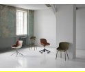 Krzesło tapicerowane HYG CHAIR SWIVEL 5W Gaslift Alu Normann Copenhagen - różne kolory, aluminiowa podstawa