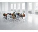 Krzesło tapicerowane HYG CHAIR SWIVEL 5W Gaslift Alu Normann Copenhagen - różne kolory, aluminiowa podstawa