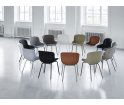 Krzesło tapicerowane HYG CHAIR SWIVEL 5W Gaslift Alu Normann Copenhagen - różne kolory, aluminiowa podstawa