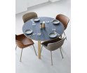 Krzesło tapicerowane HYG CHAIR SWIVEL 5W Gaslift Alu Normann Copenhagen - różne kolory, aluminiowa podstawa