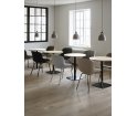 Krzesło tapicerowane HYG CHAIR SWIVEL 5W Gaslift Alu Normann Copenhagen - różne kolory, aluminiowa podstawa
