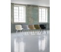 Krzesło tapicerowane HYG CHAIR SWIVEL 5W Gaslift Alu Normann Copenhagen - różne kolory, aluminiowa podstawa