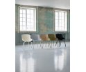 Krzesło tapicerowane HYG CHAIR SWIVEL 5W Gaslift Alu Normann Copenhagen - różne kolory, aluminiowa podstawa