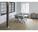 Krzesło tapicerowane HYG CHAIR SWIVEL 5W Gaslift Alu Normann Copenhagen - różne kolory, aluminiowa podstawa