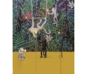 Lampa Monkey Seletti - wersja wisząca, małpka huśtająca się