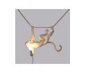 Lampa Monkey Seletti - wersja wisząca, małpka huśtająca się