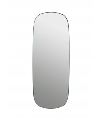 Lustro FRAMED Muuto ciemnozielone + przezroczyste szkło - 2 wielkości