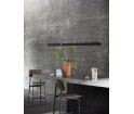 Lampa wisząca Linear Pendant Lamp Muuto - 87,2 cm, szara