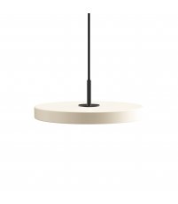 Lampa Asteria mini pearl white / black top UMAGE - perłowa biel / czarny dekor