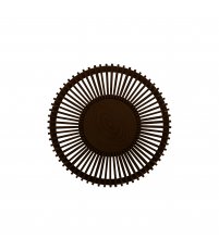 Kinkiet / plafon Clava UP Wood medium dark oak UMAGE  - średnica 35 cm, ciemny dąb
