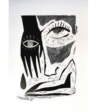 Linoryt 'Perun' dudek brand. - edycja limitowana, 50 x 70 cm