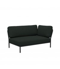 Sofa modułowa ogrodowa prawa Level HOUE - Alpine green / Sunbrella, na zewnątrz