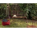 Krzesło wypoczynkowe PAON Lounge Chair HOUE - z bambusowym siedziskiem, różne kolory ramy, na zewnątrz