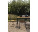 Krzesło wypoczynkowe PAON Lounge Chair HOUE - z bambusowym siedziskiem, różne kolory ramy, na zewnątrz