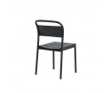 Krzesło LINEAR STEEL SIDE CHAIR MUUTO - różne kolory/metal, na zewnątrz